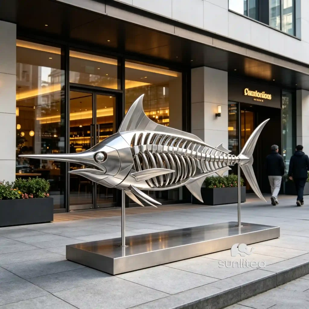 Sailfish Bones Sculpture