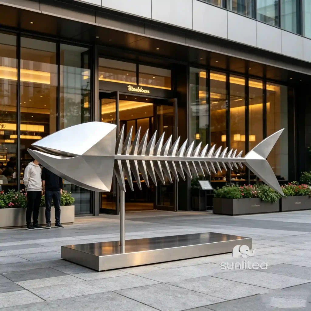 Sardine Bones Sculpture