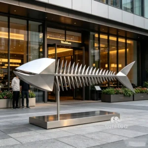 Sardine Bones Sculpture