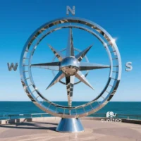 Seaside Decorative Metal Compass