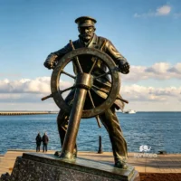 Ship Captain Statue