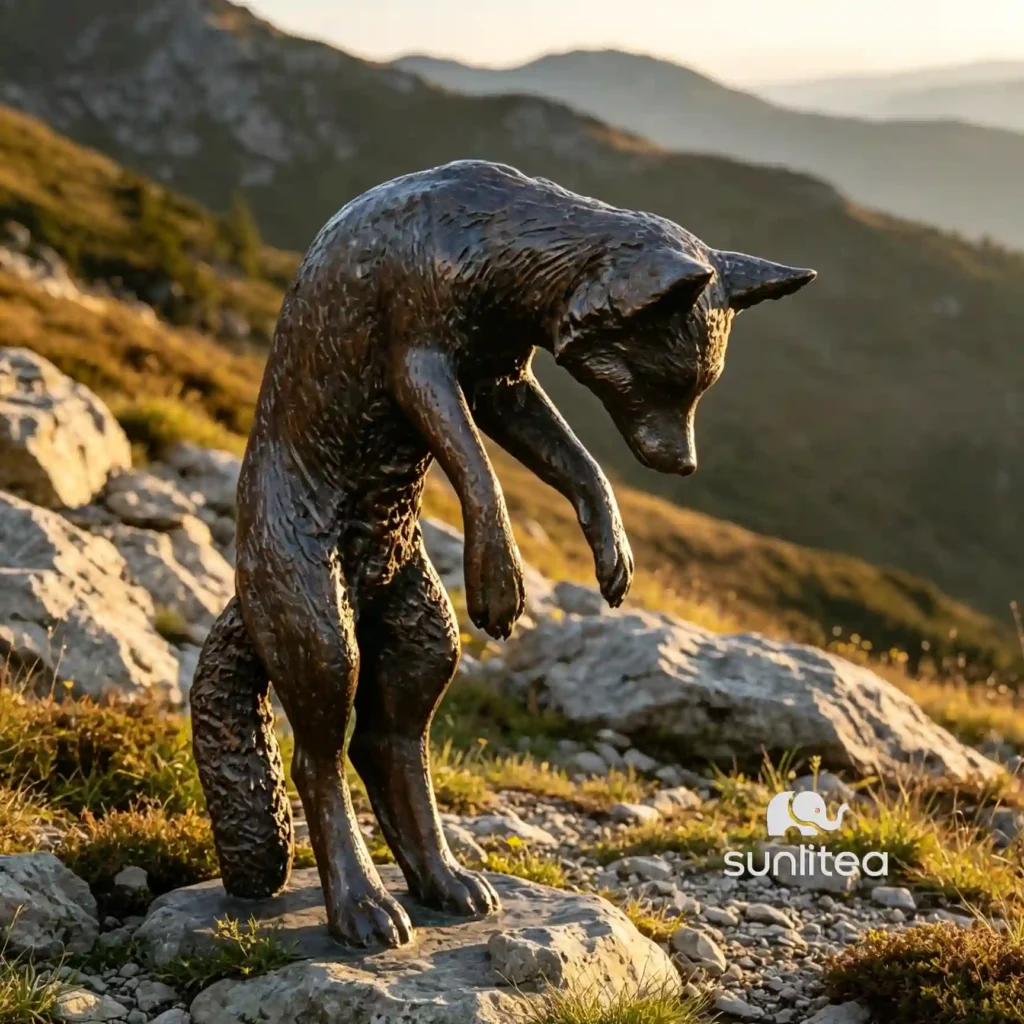 Standing Fox Statue