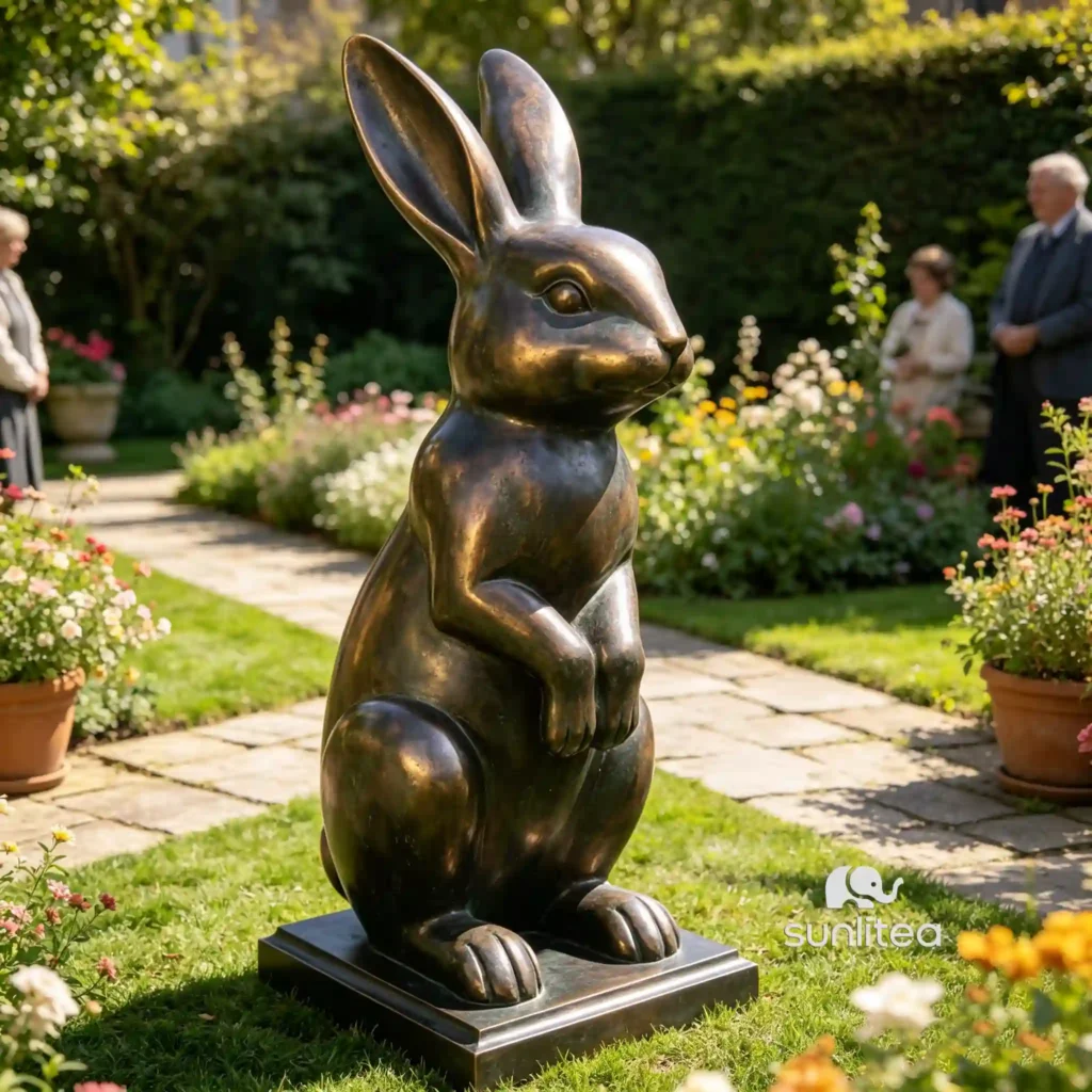 Standing Rabbit Statue