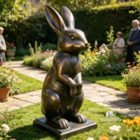Standing Rabbit Statue