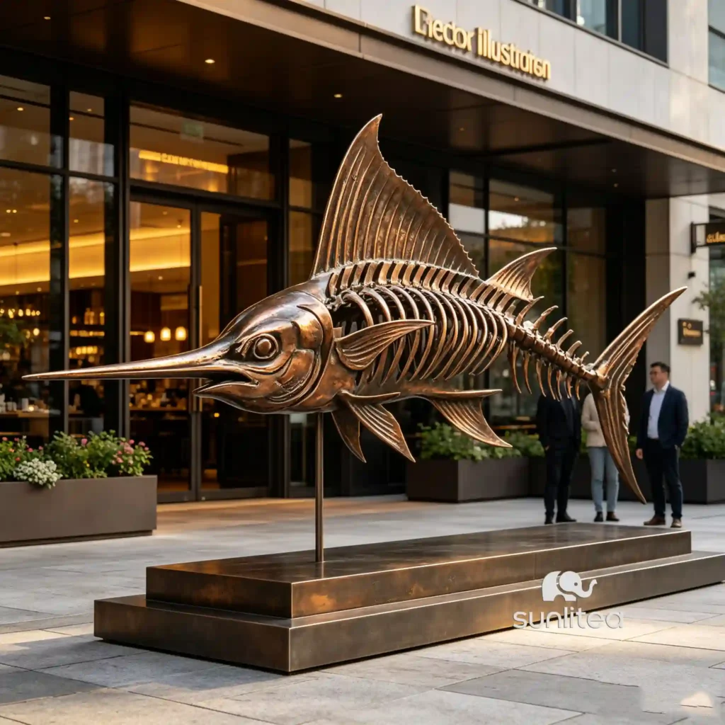 Tuna Bones Sculpture