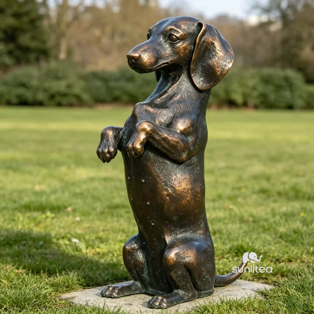 Weiner Dog Statue