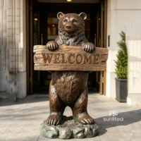 Welcome Bear Statue