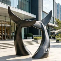 Whale Tail Sculptures