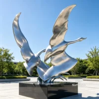 White Goose Statue
