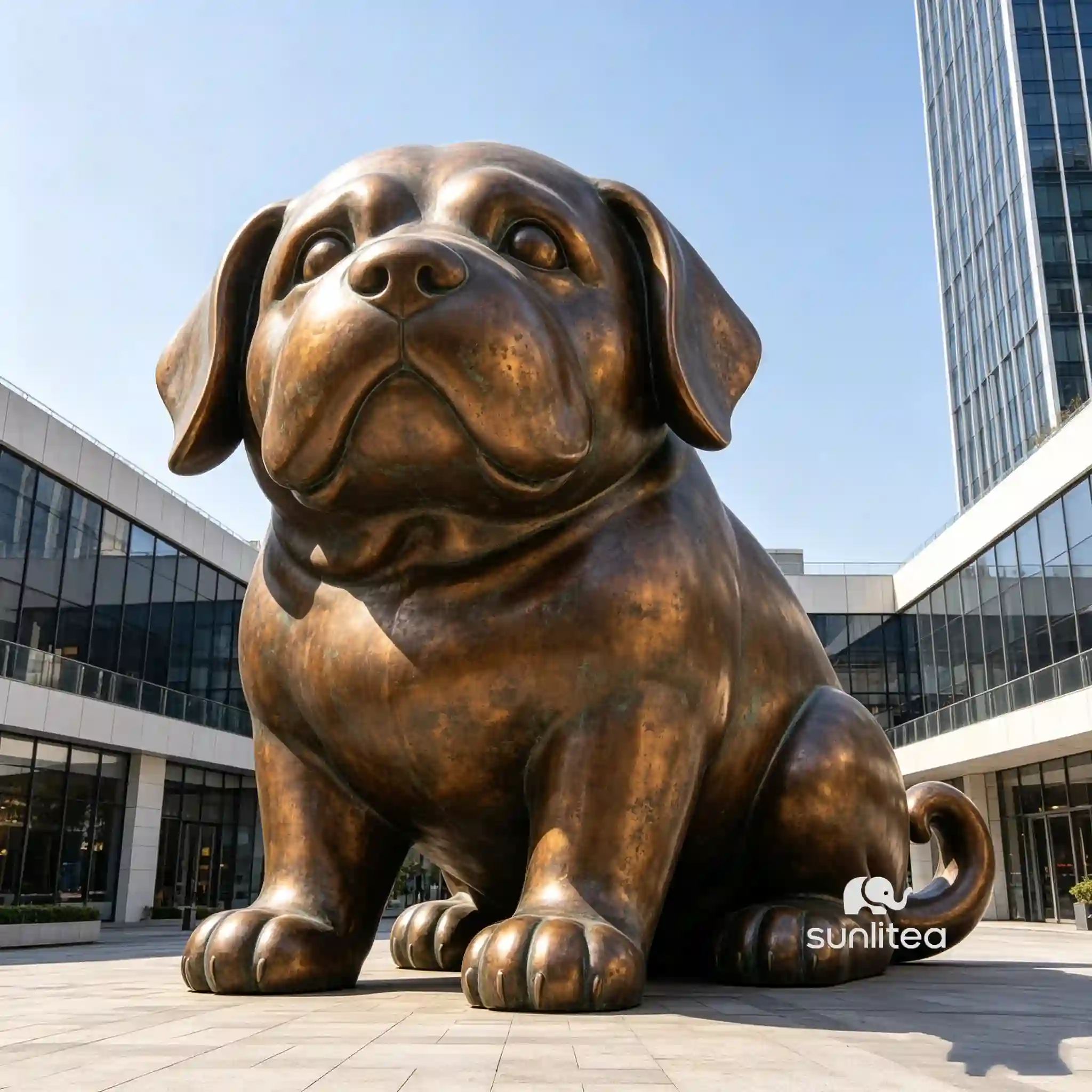 Yard Dog Statue