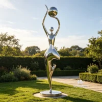 Abstract Elegant Woman Sculpture