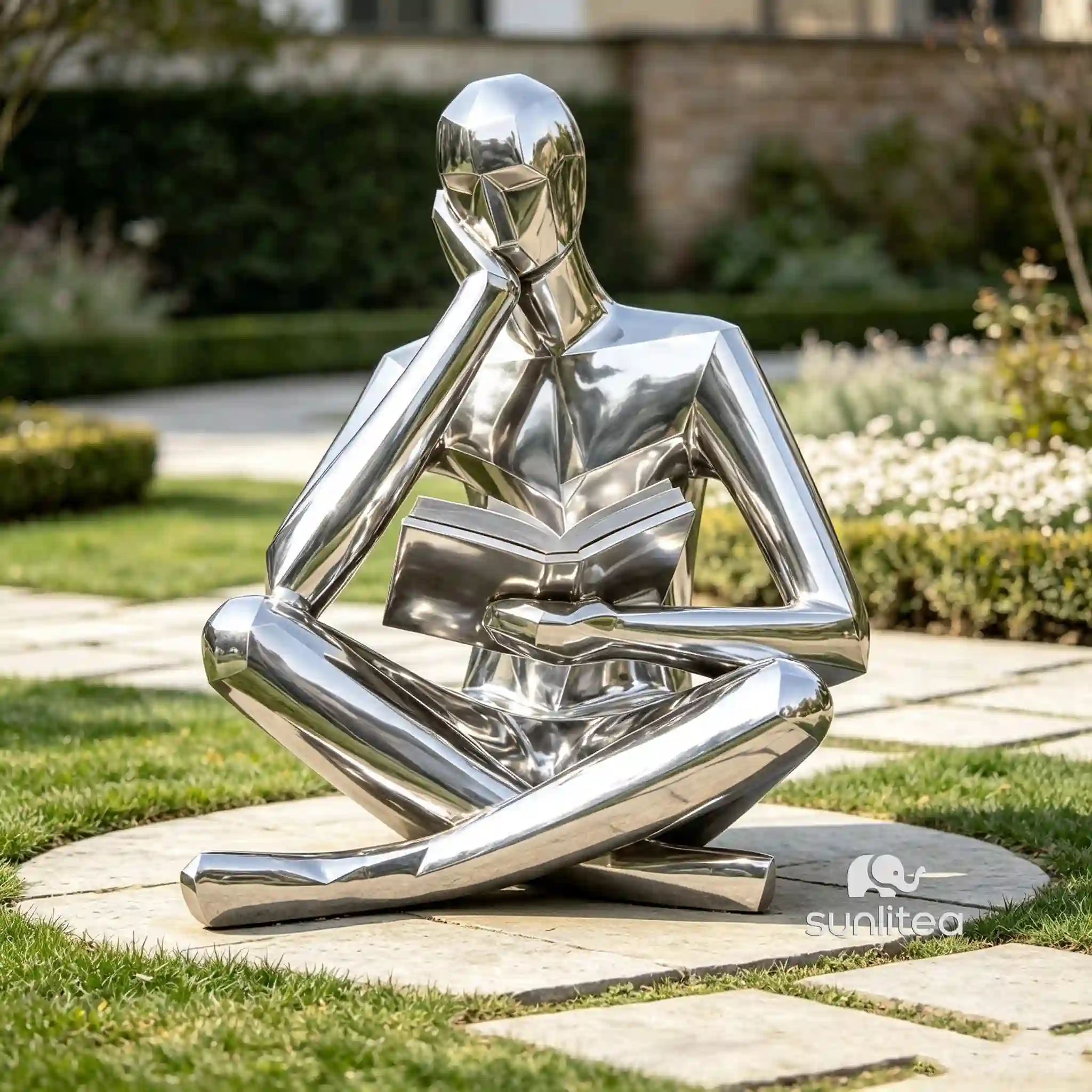 Abstract Thinker Statue