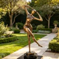 Bronze Abstract Dancer Sculpture