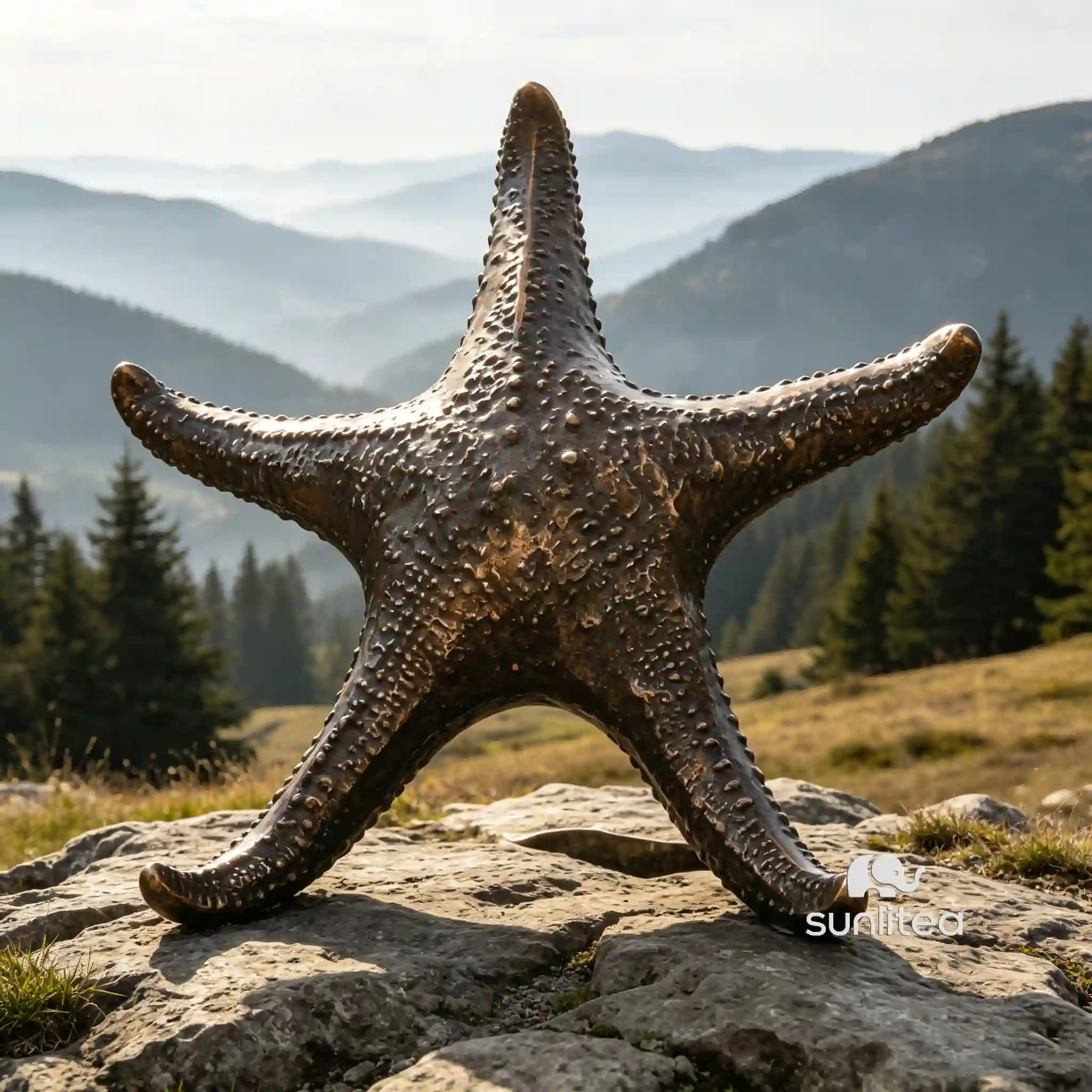 Bronze Starfish Sculpture