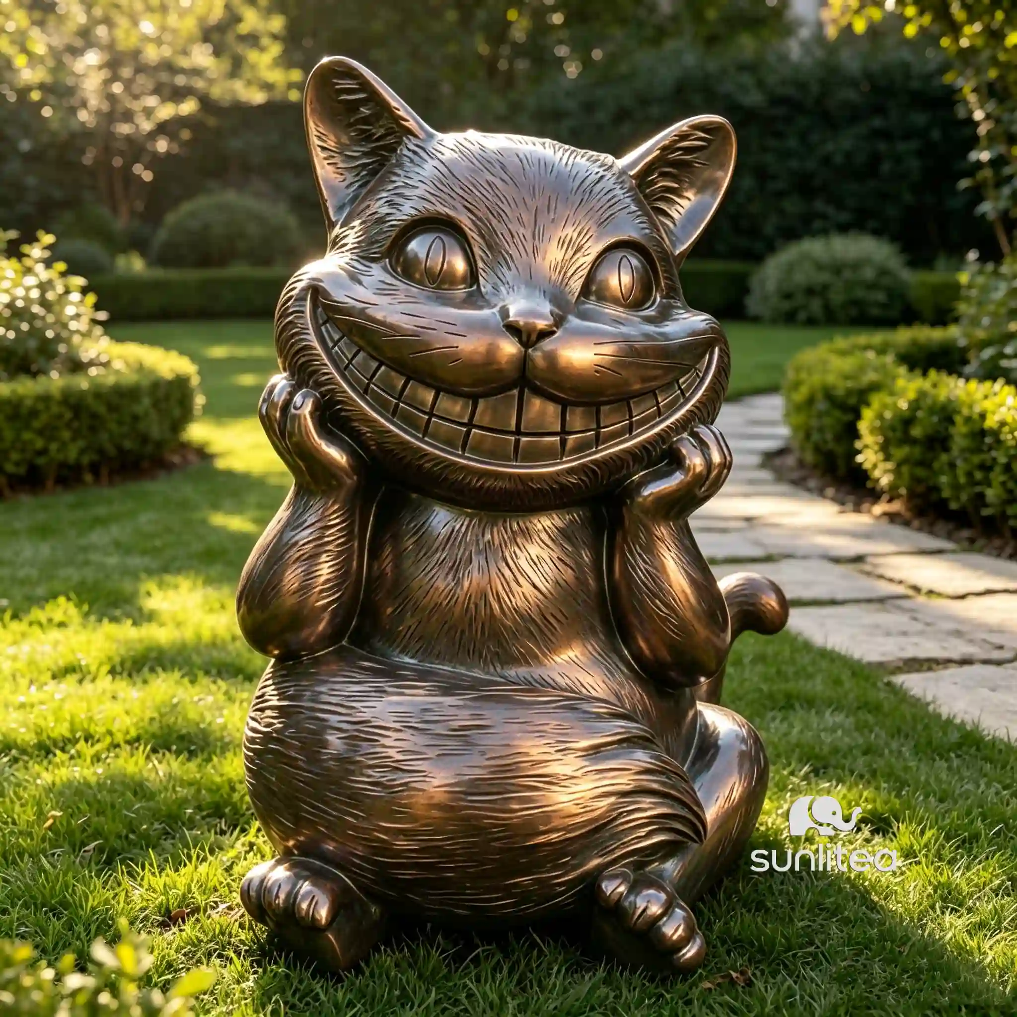 Cheshire Cat Statue Garden