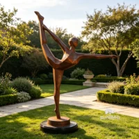 Corten Steel Abstract Dancer Statue