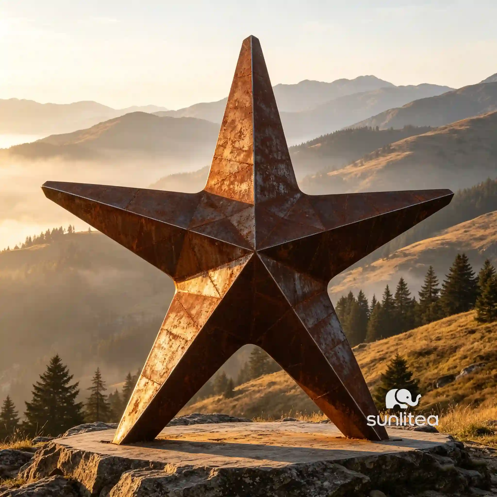 Corten Steel Starfish Sculpture