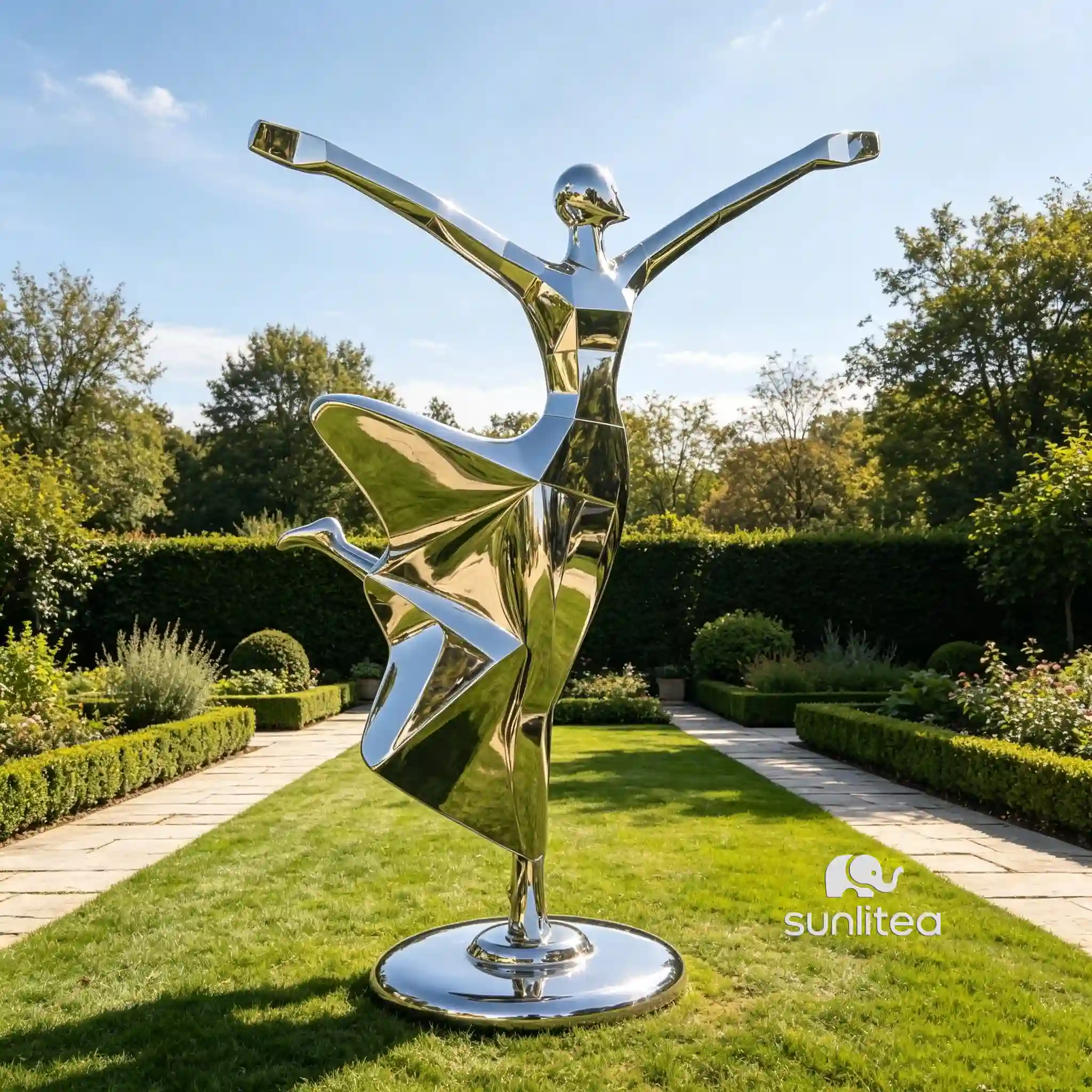 Dancing Abstract Woman Sculpture