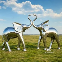 Decor Abstract Elephant Sculpture