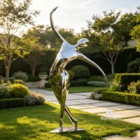 Decorative Abstract Dancer Sculpture