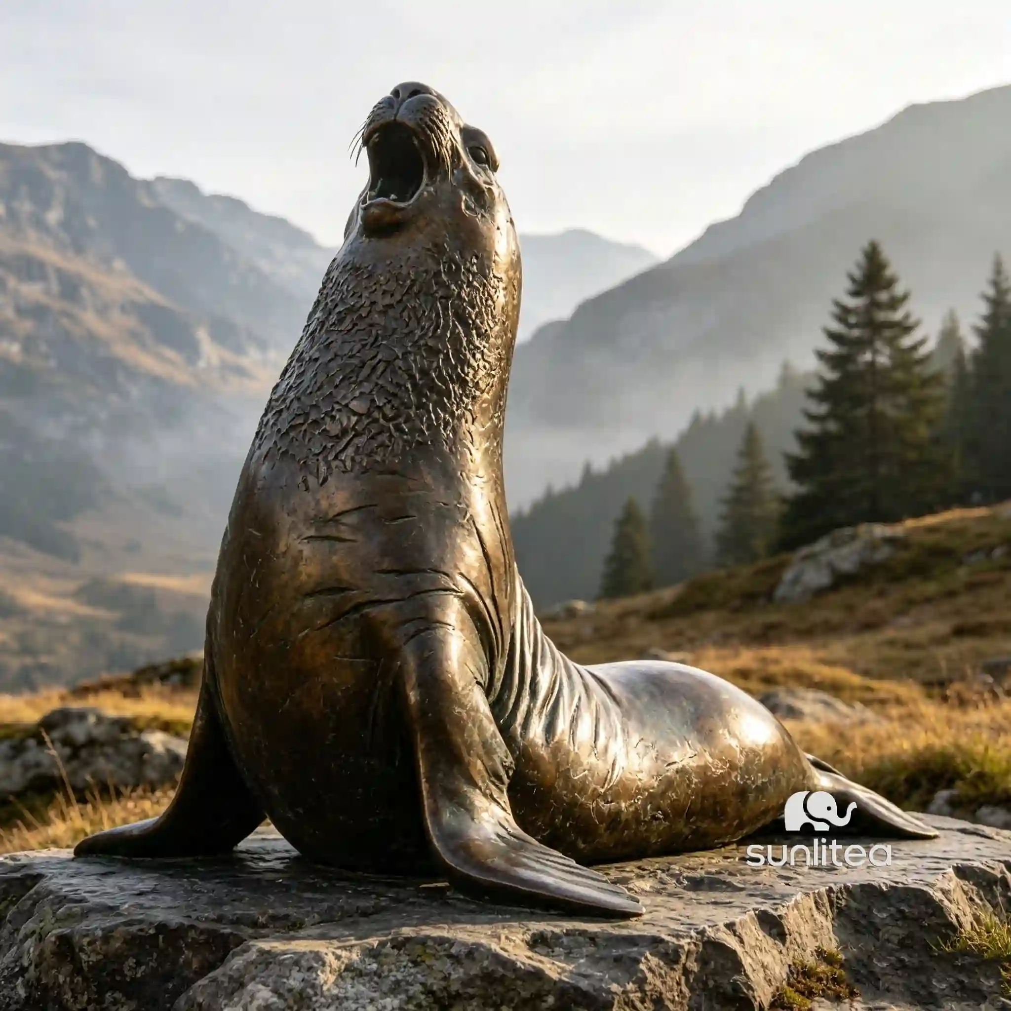 Elephant Seal Statue