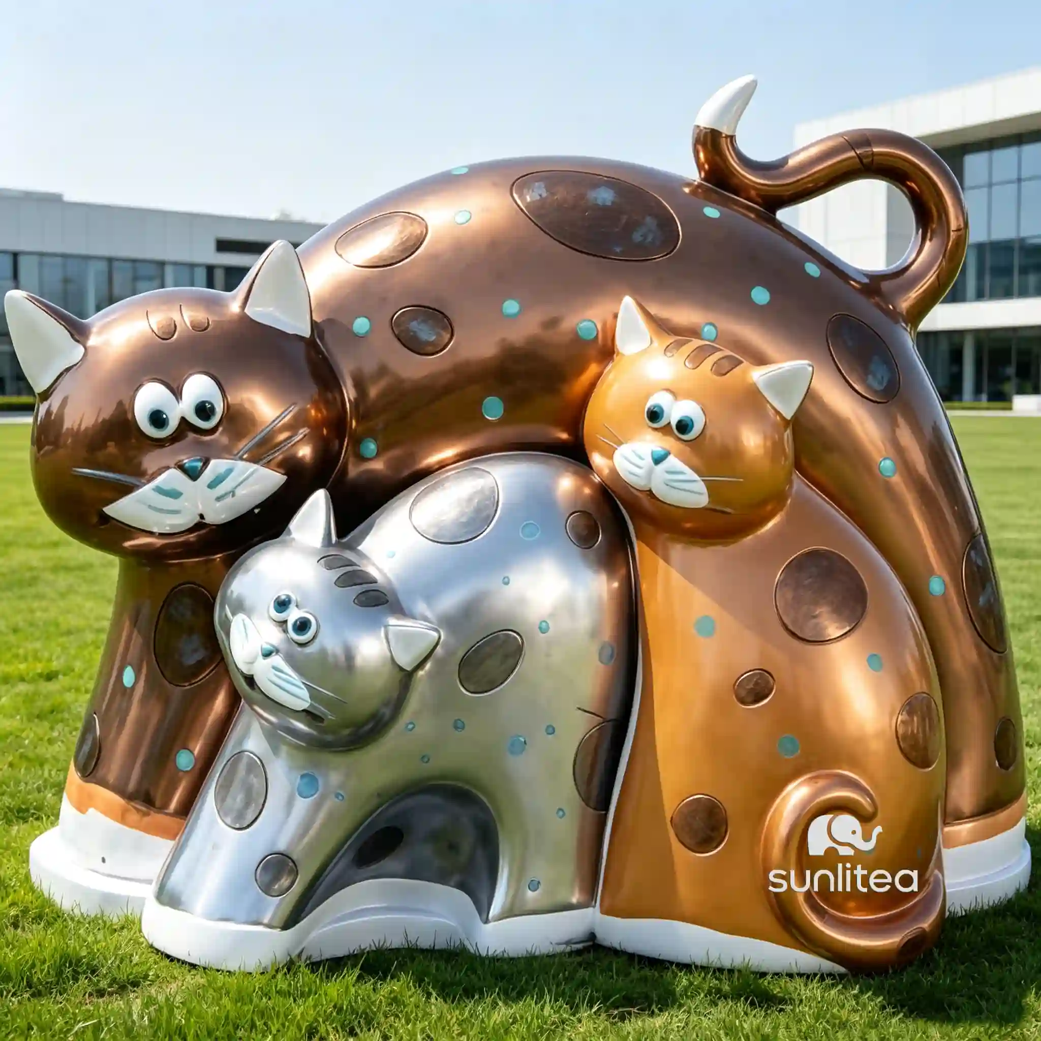 Funny Cat Statue