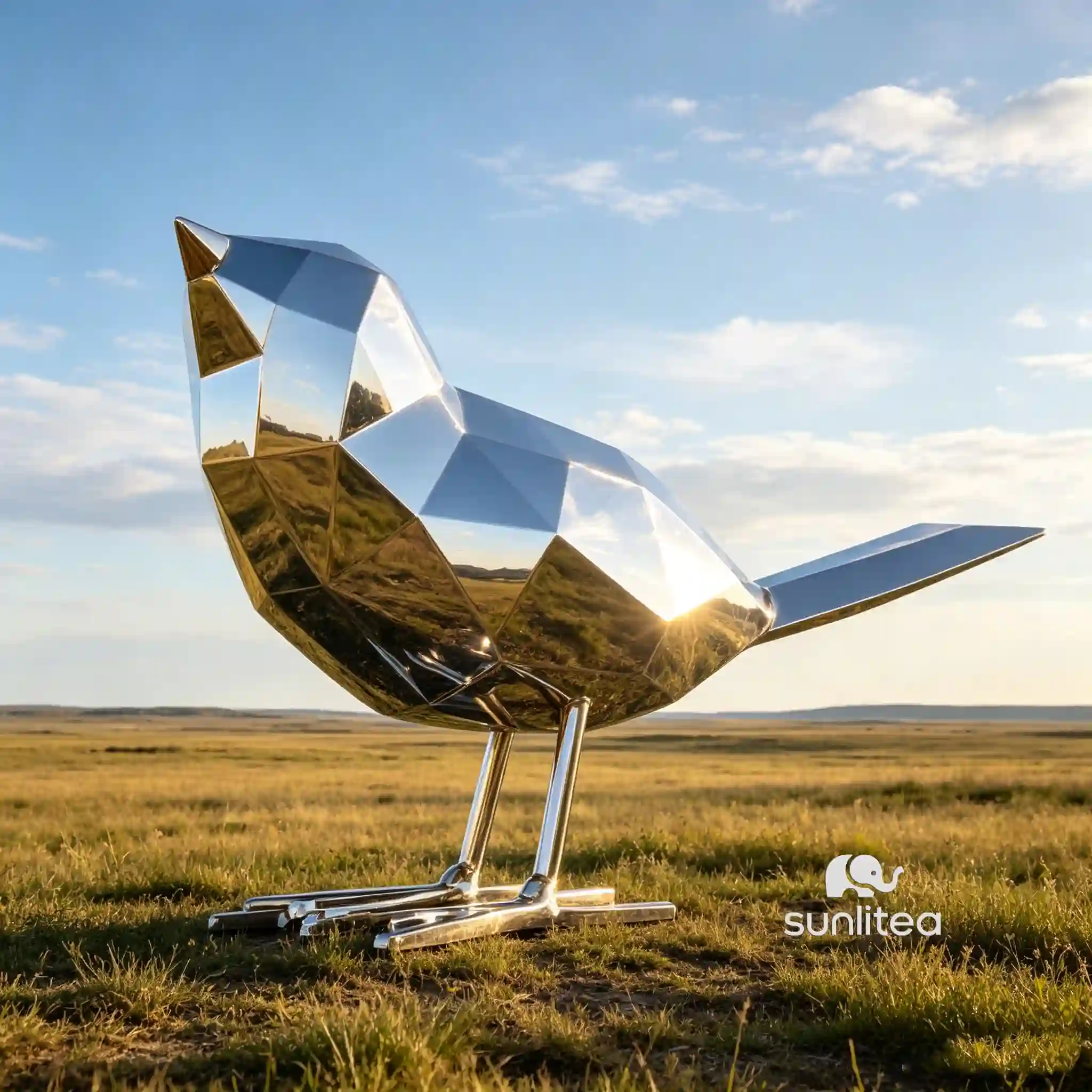 Garden Abstract Bird Sculpture