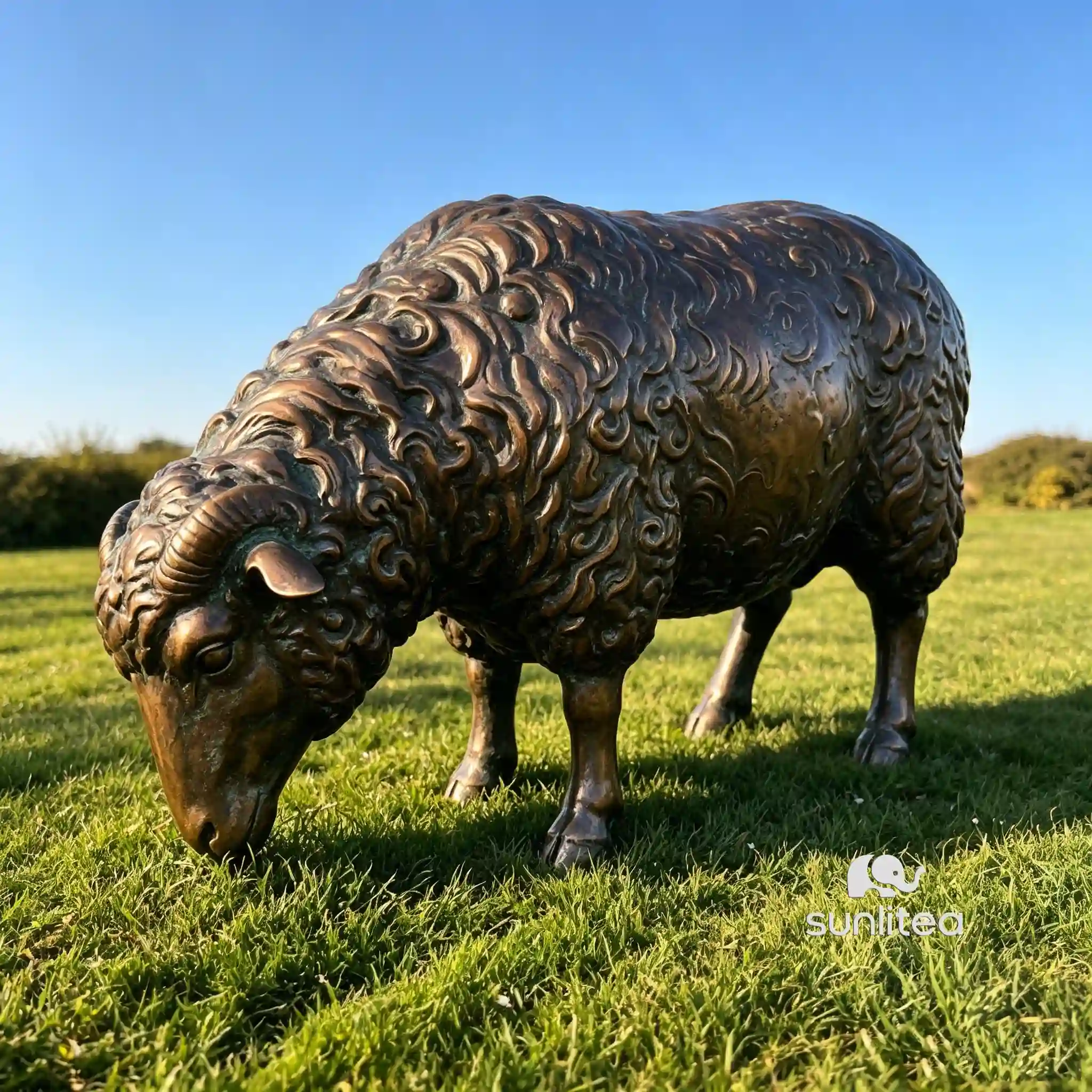 Garden Sheep Statues
