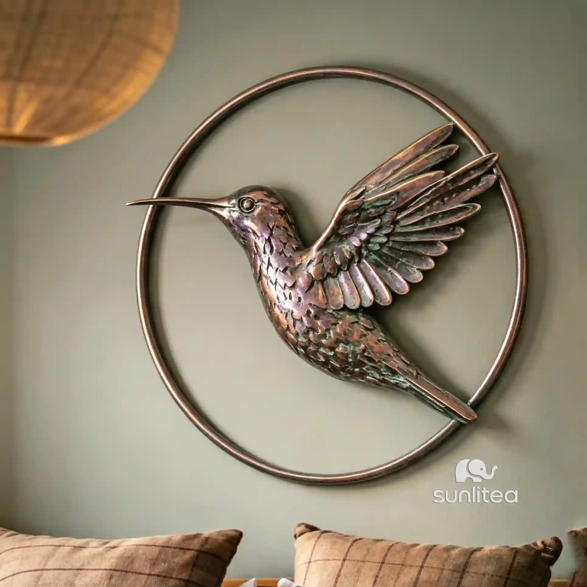 Hummingbird Wall Sculpture