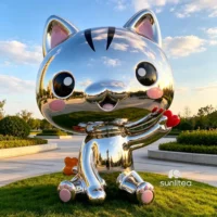 Korean Cat Statue
