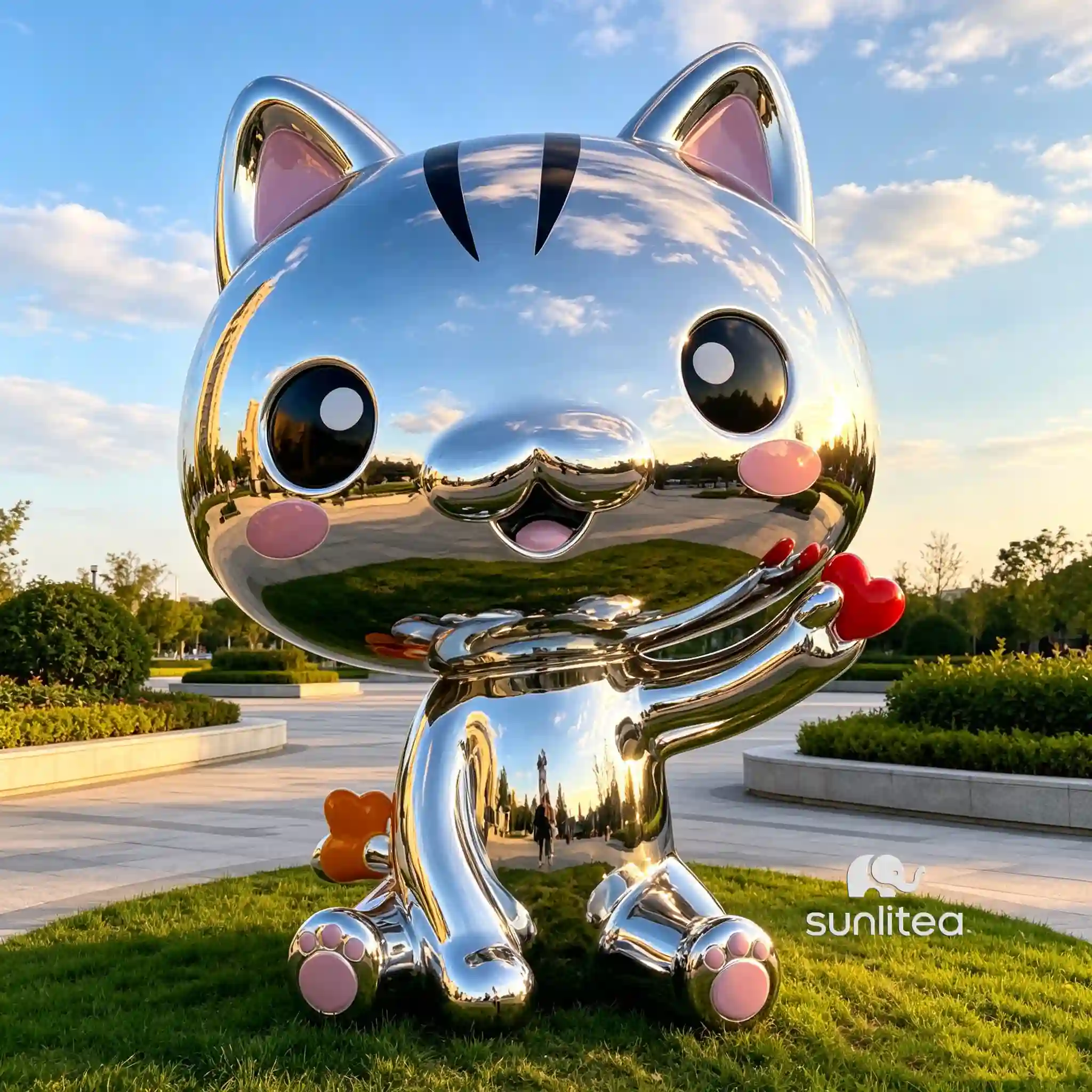 Korean Cat Statue