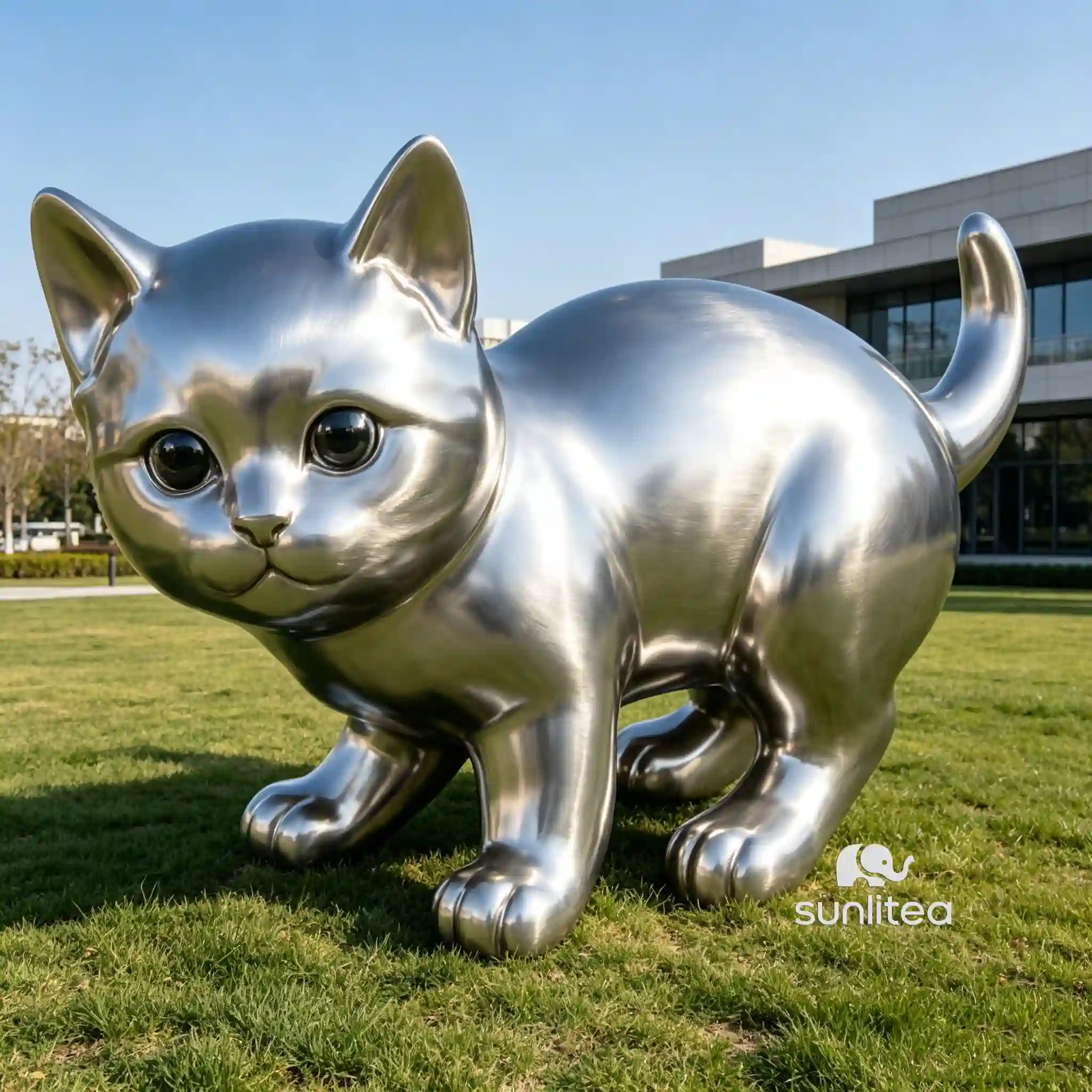 Large Cat Statue