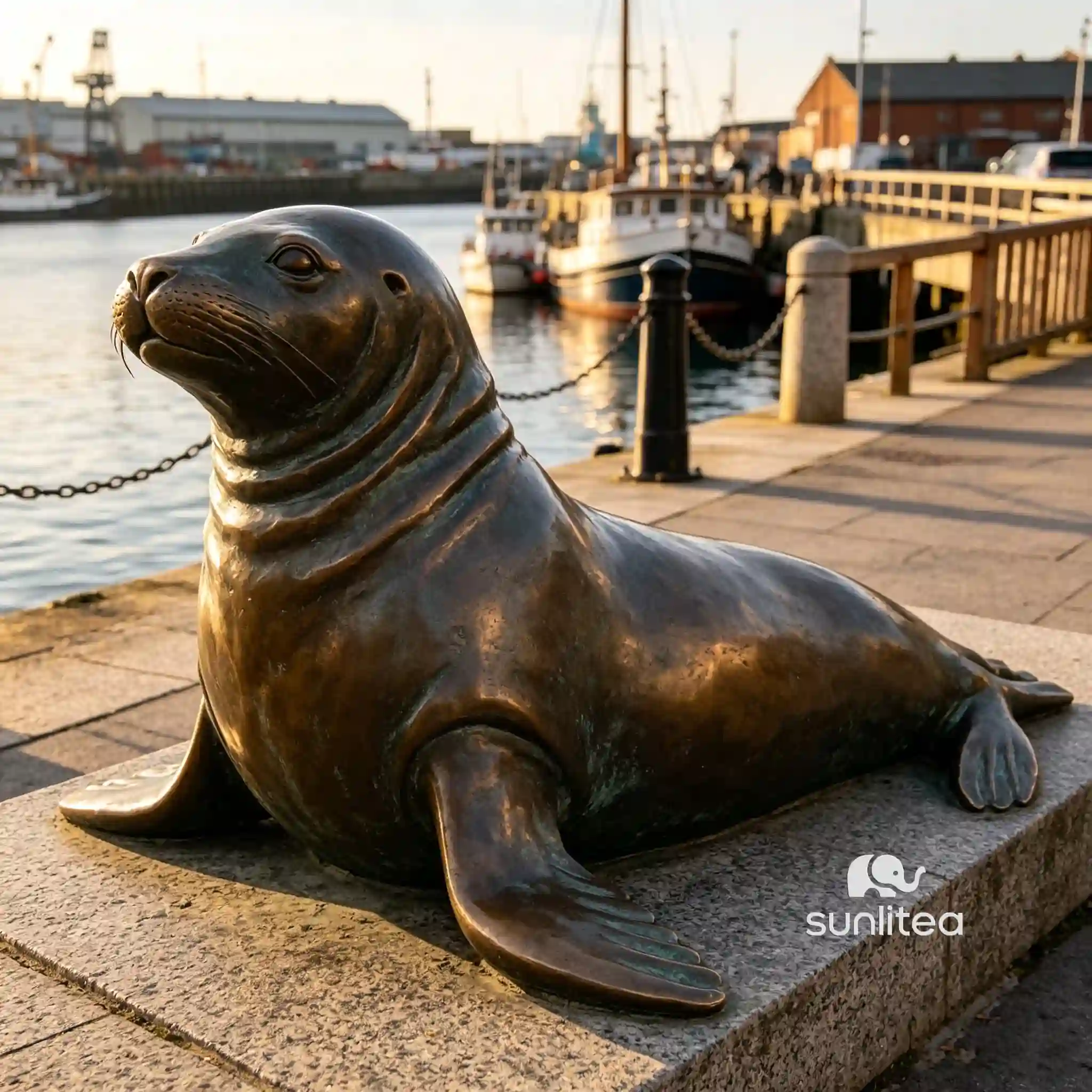 Looe Seal Statue