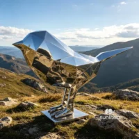 Mid Century Abstract Bird Sculpture