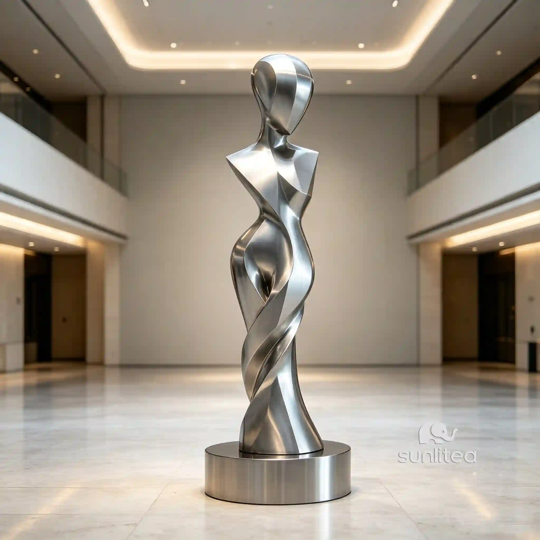 Modern Abstract Figure Sculpture