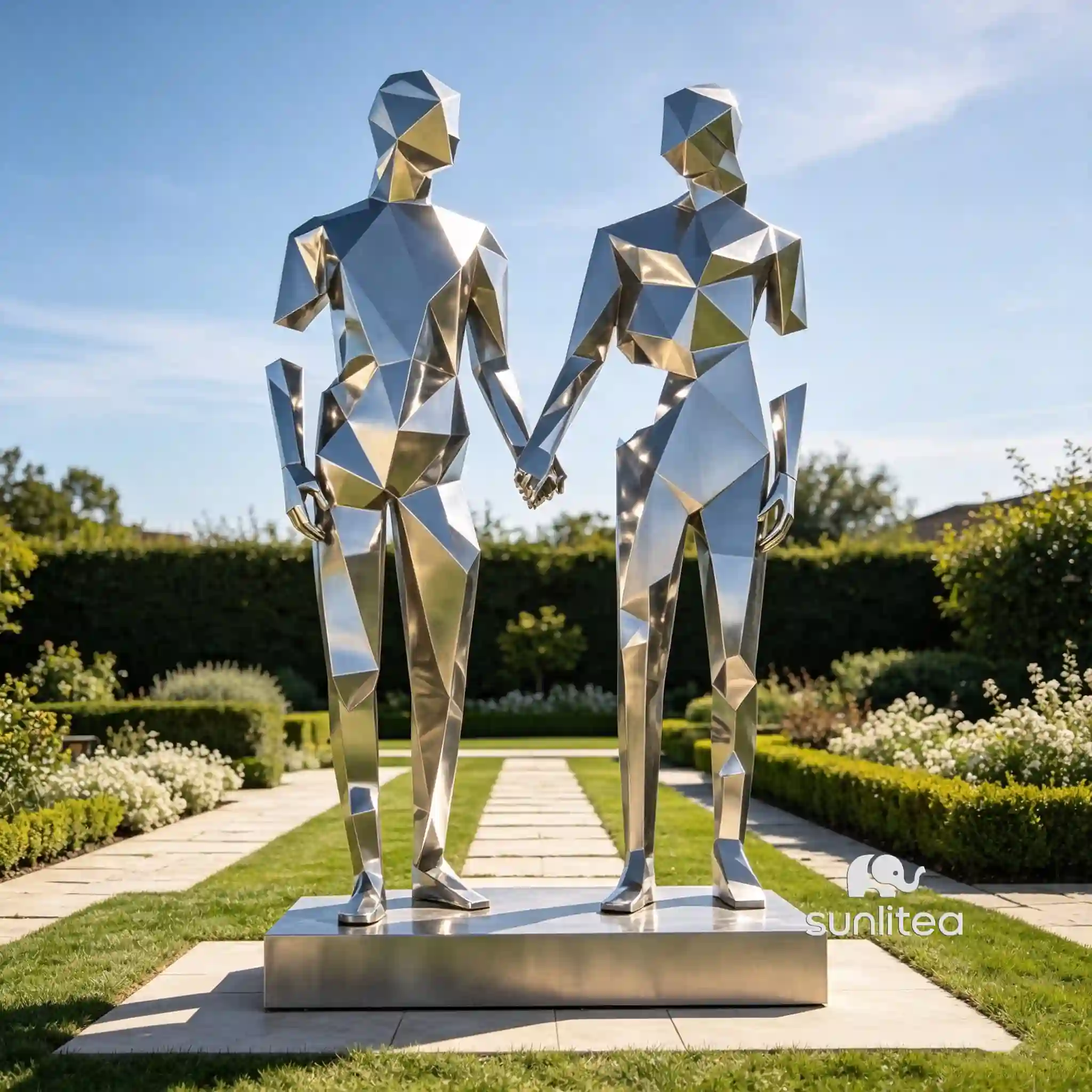 Modern Broken Figure Sculpture