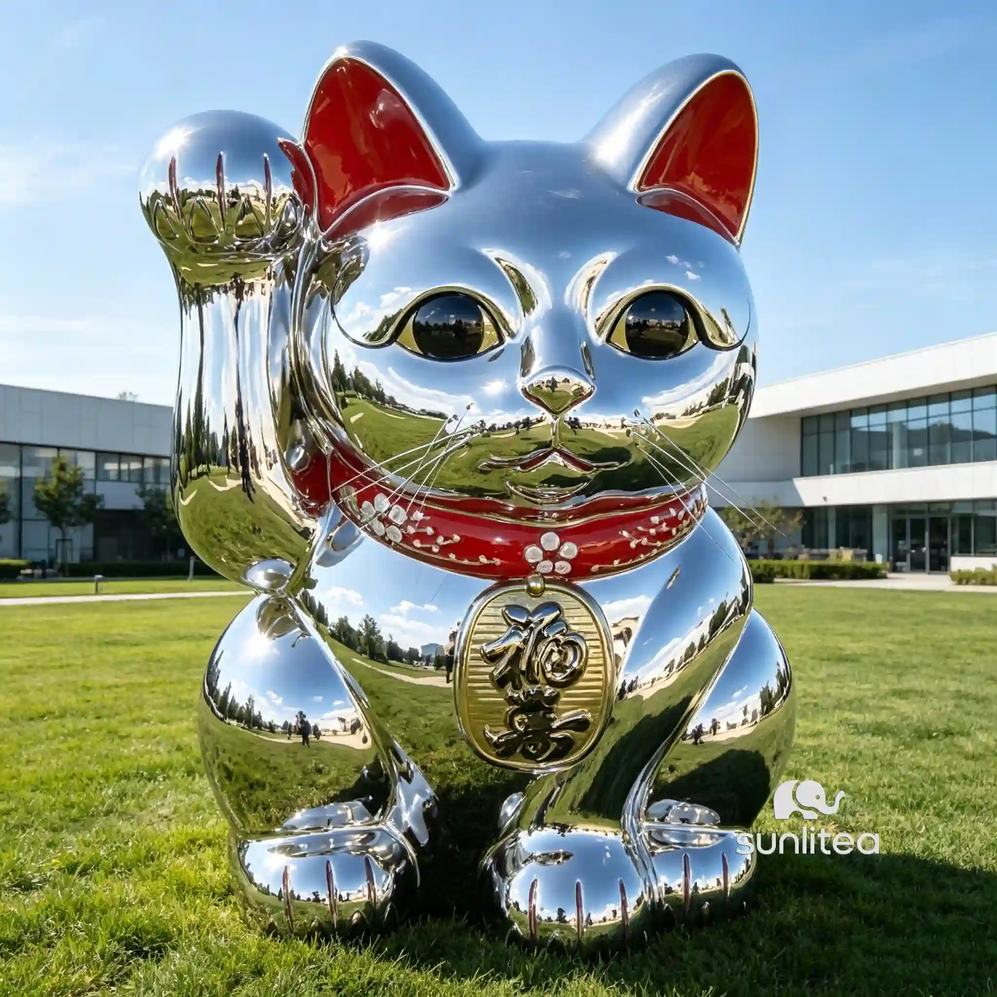 Money Cat Statue