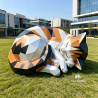 Orange Cat Statue