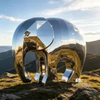 Outdoor Abstract Elephant Sculpture