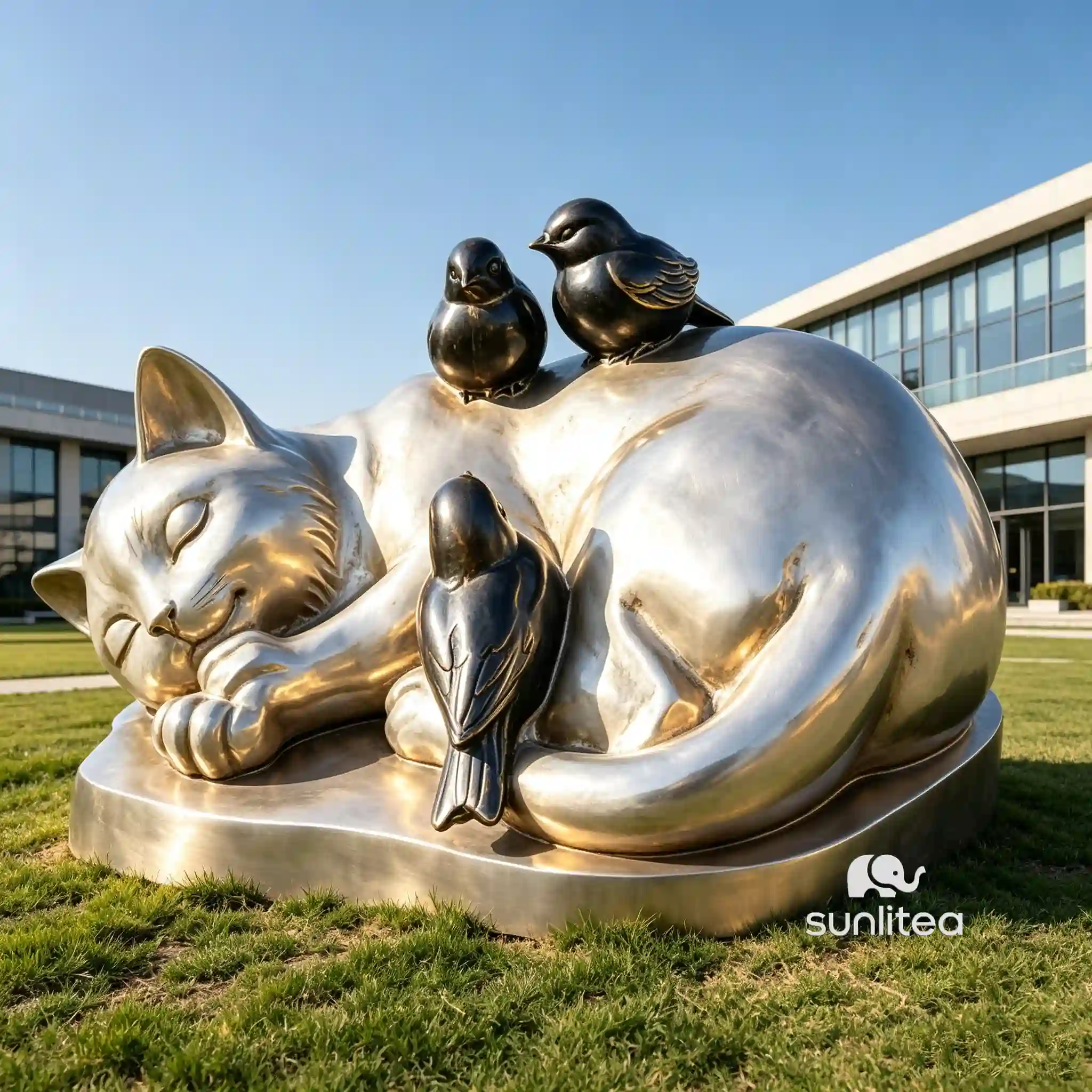 Ragdoll Cat Statue