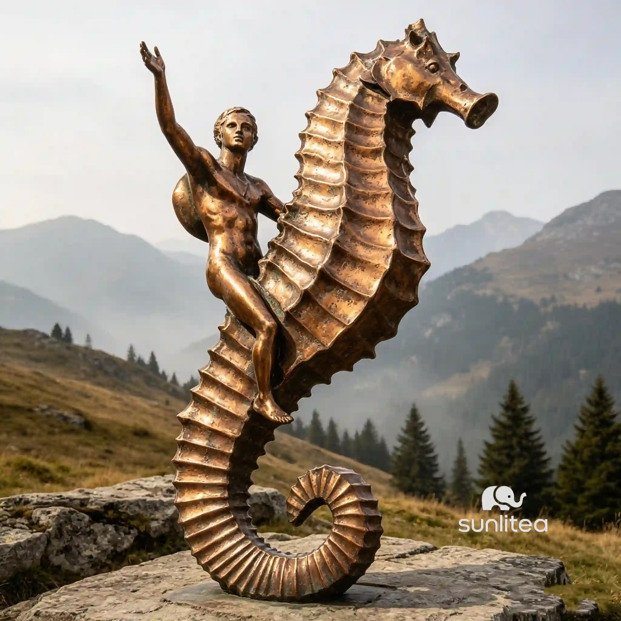 Seahorse Statue Puerto Vallarta