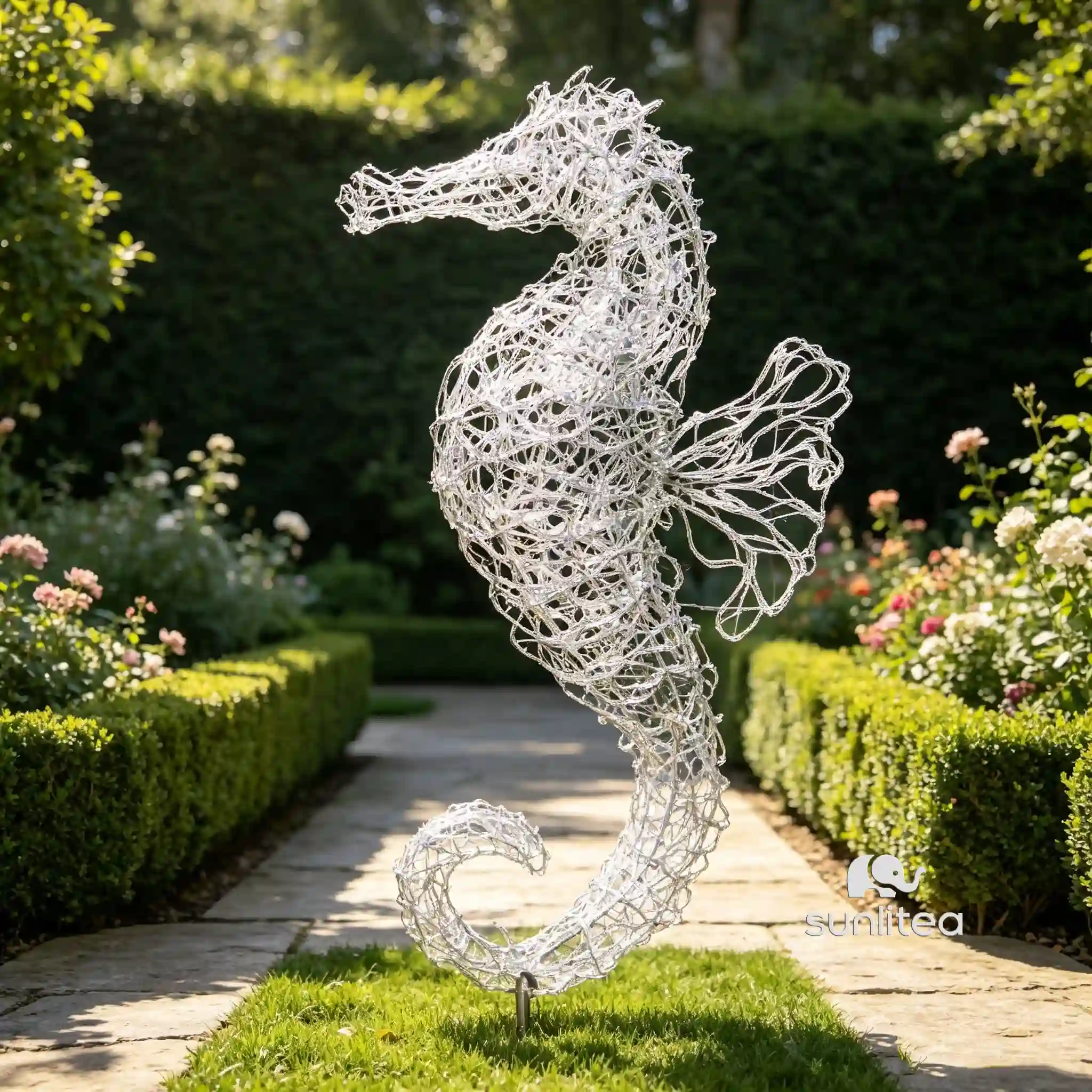 Seahorse Wire Sculpture