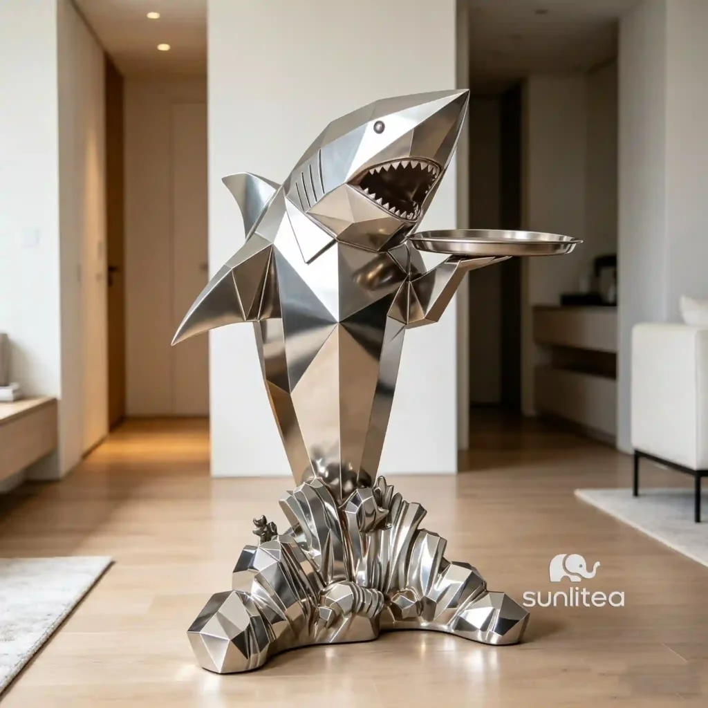 Shark Butler Statue