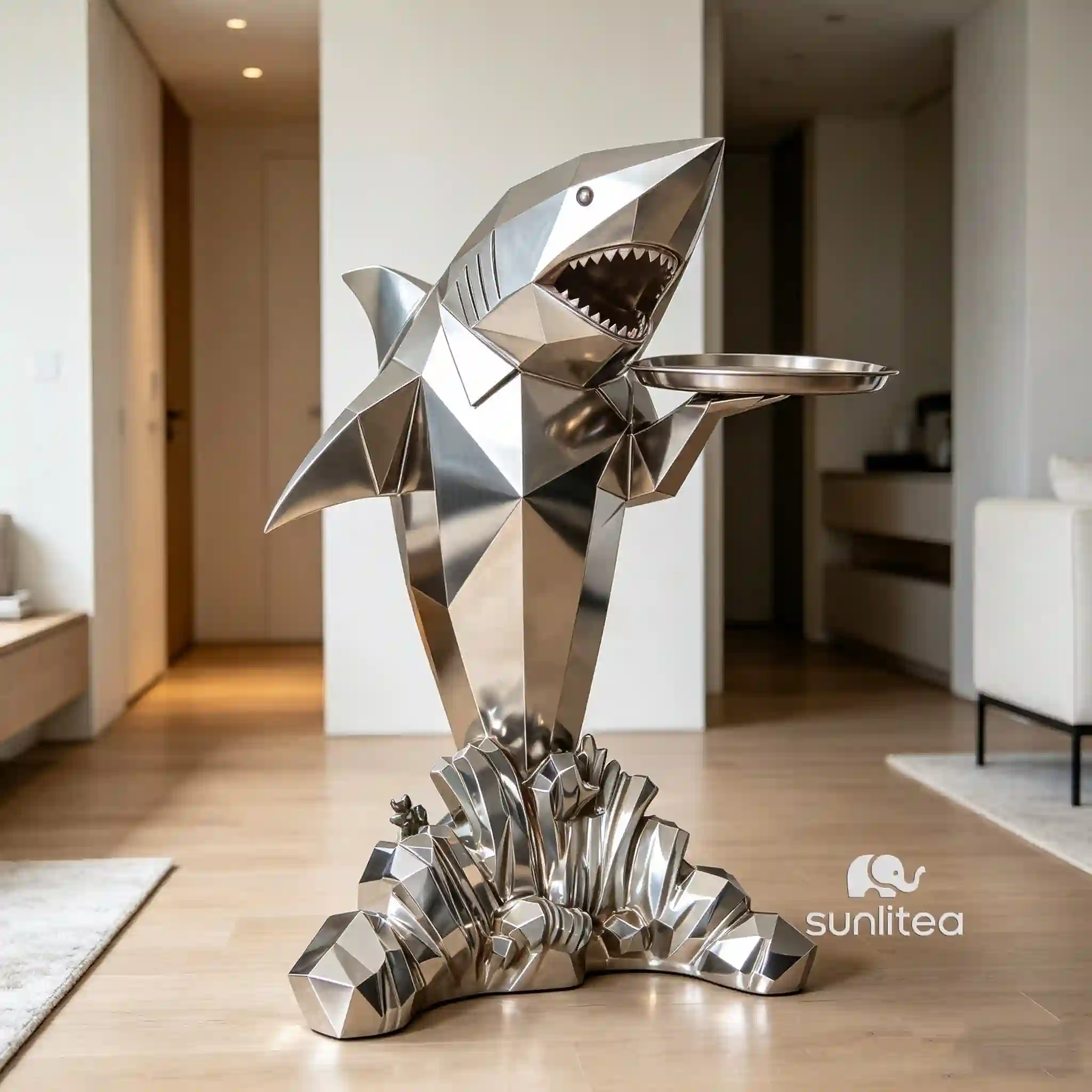 Shark Butler Statue