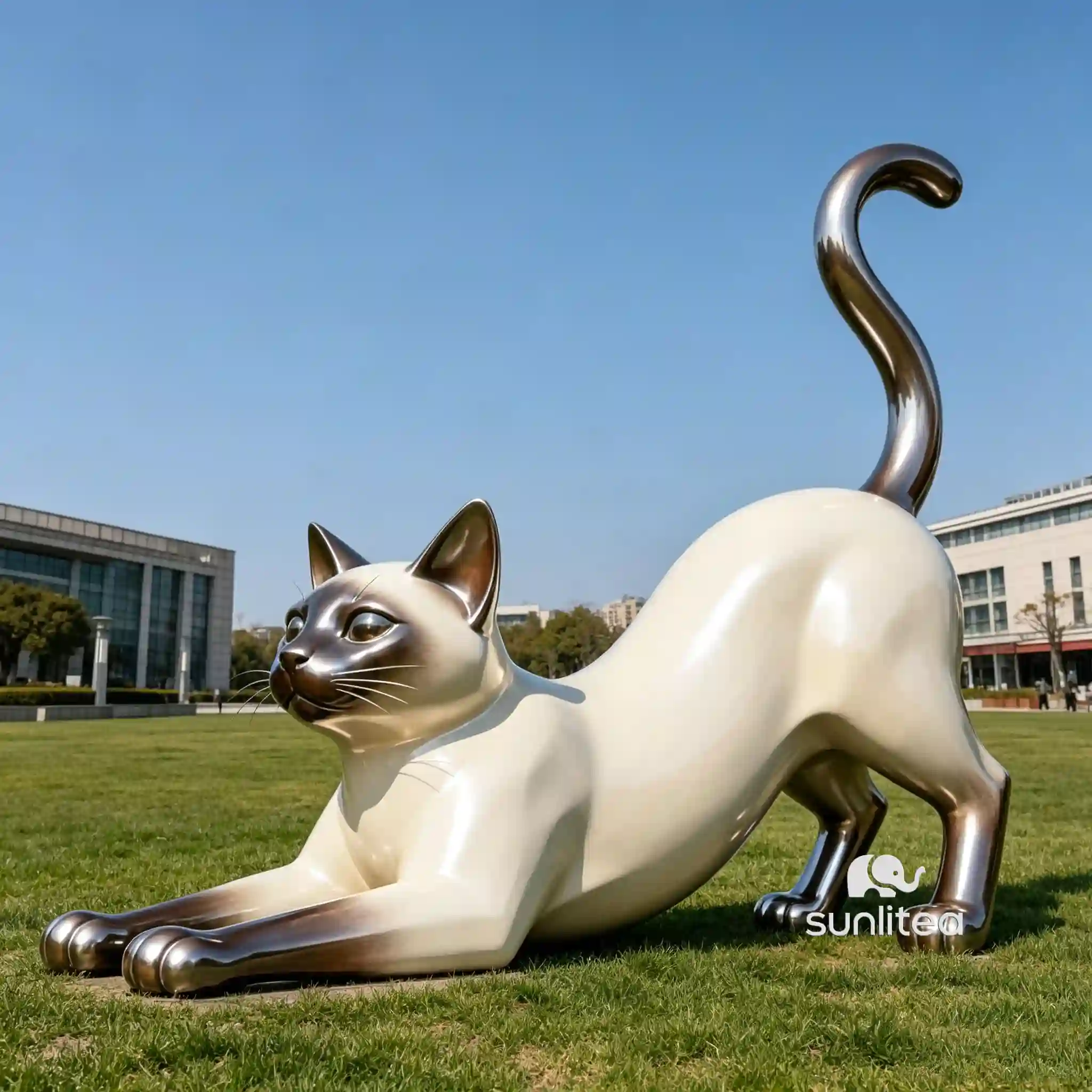 Siamese Cat Statue