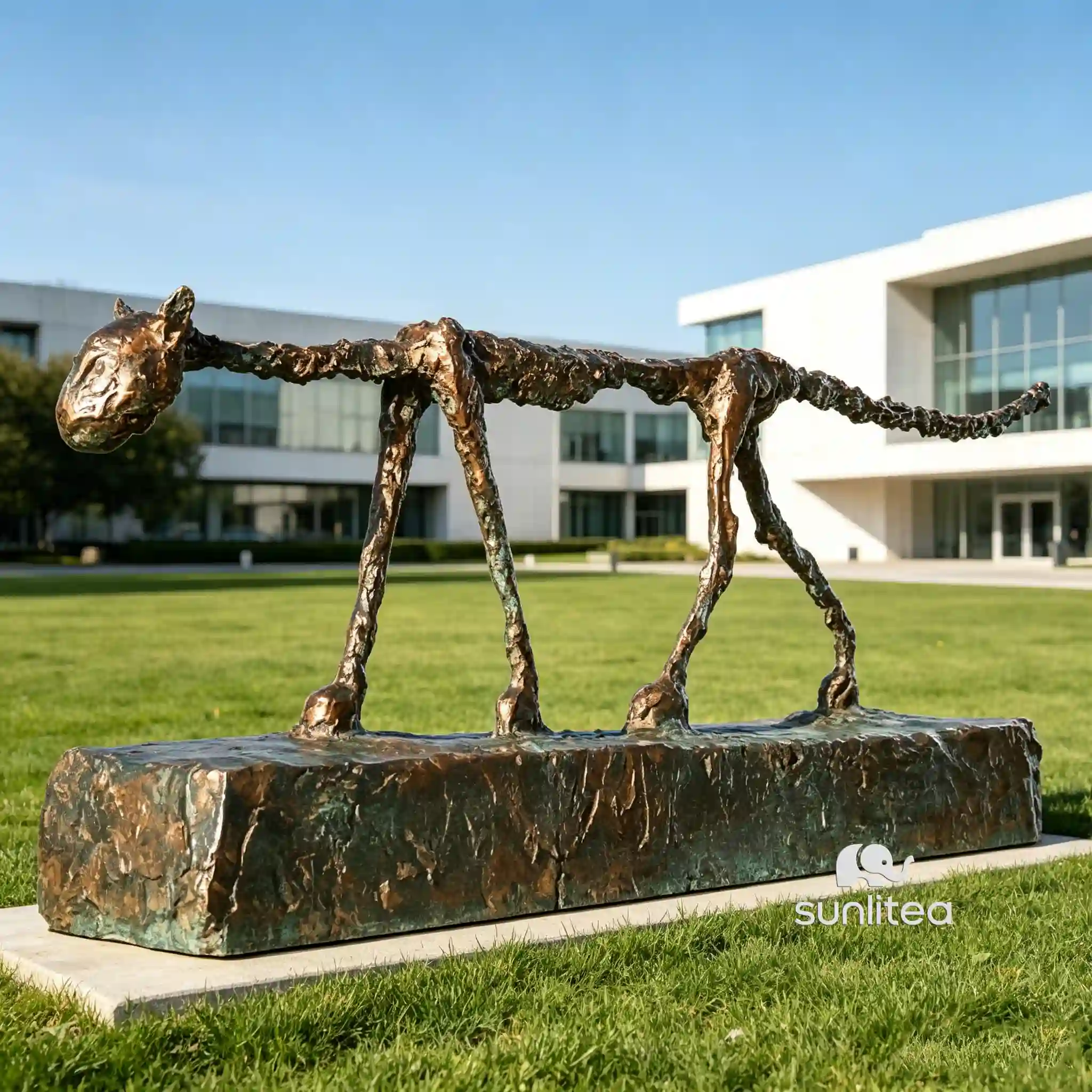 Skinny Cat Statue