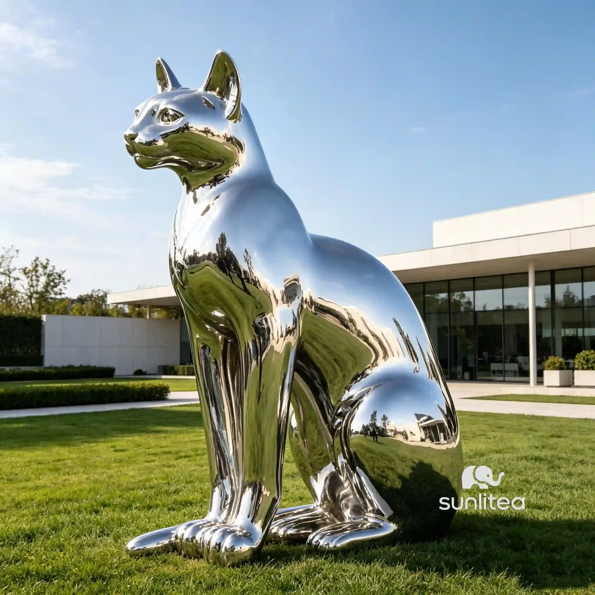 Sphynx Cat Statue