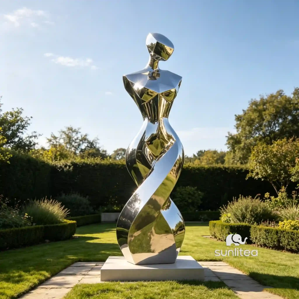 Stainless Steel Abstract Woman Sculpture