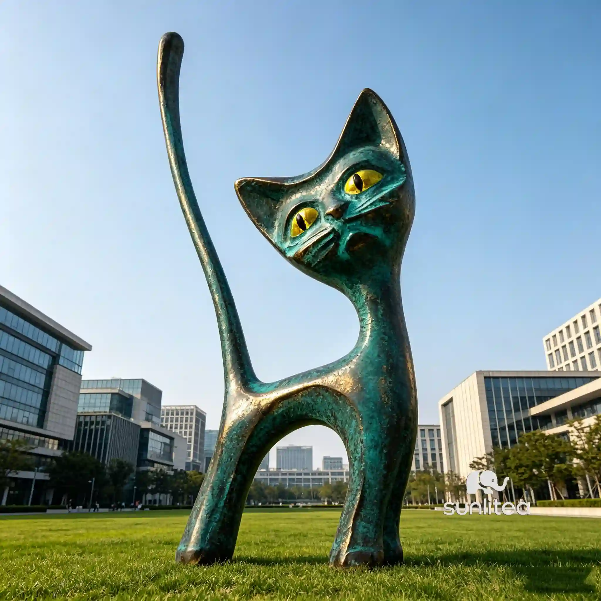 Weird Cat Sculpture