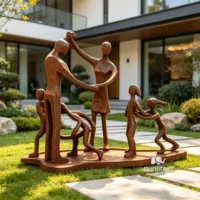 Abstract Family of 6 Sculpture